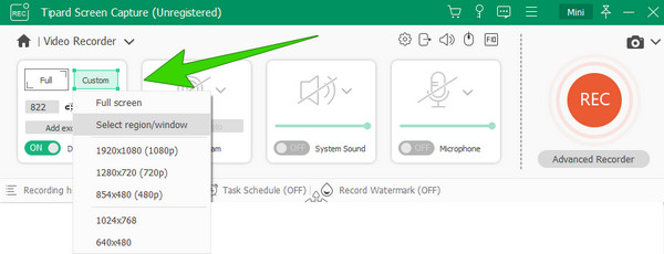 OBS Alternative Choose Set Video Recording