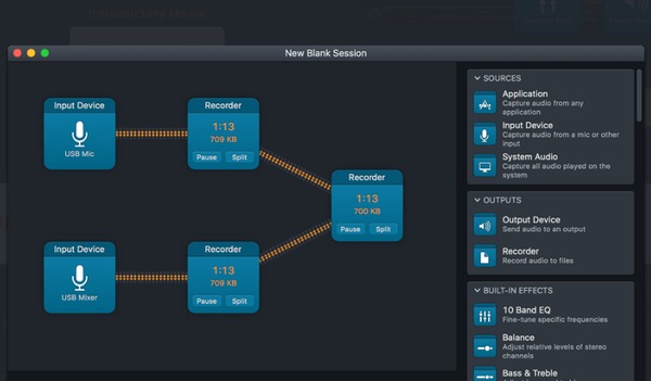 audio hijack computer audio to skype sunflower