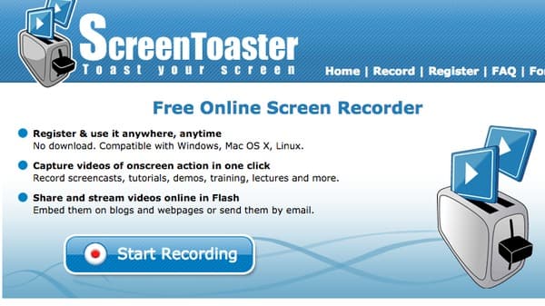 online screen recorder with audio free