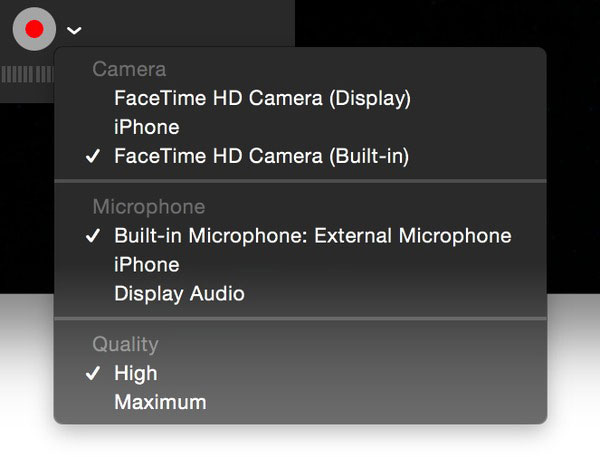 screen and audio recorder for mac quicktime