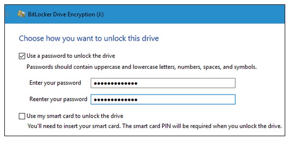 sandisk secure access vs bitlocker