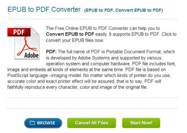 convert epub to pdf mac online