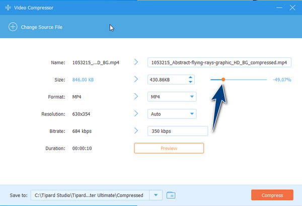 Adjust Slider