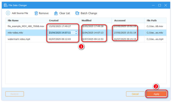 Best File Date Changer Change