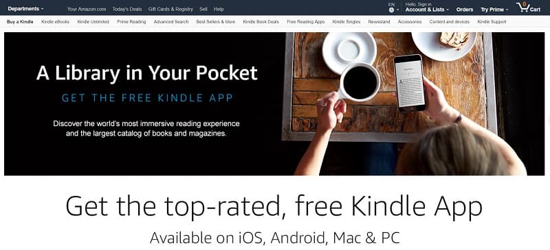 free kindle reading app for mac