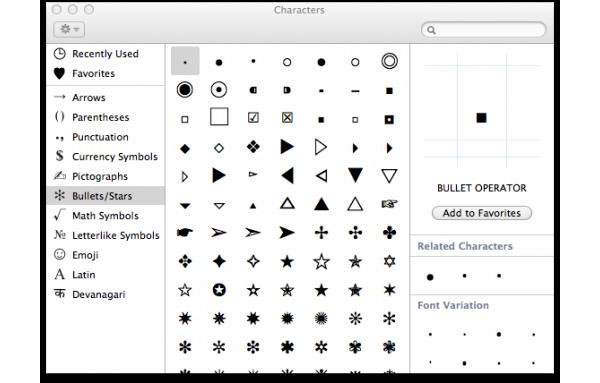 Shortcut For Degree Symbol Mac