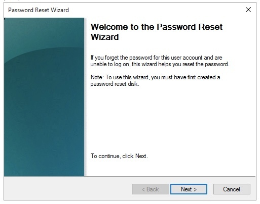 microsoft master password reset