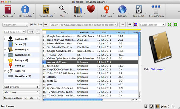 mobi reader free mac