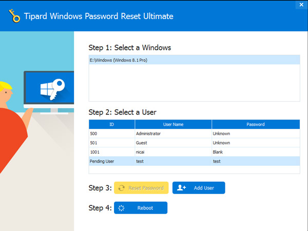 Reset PC Password