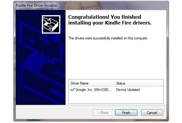 kindle fire adb drivers exe