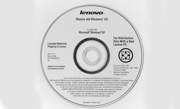 windows 7 recovery disc cover
