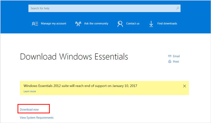 windows essentials 2012 download microsoft