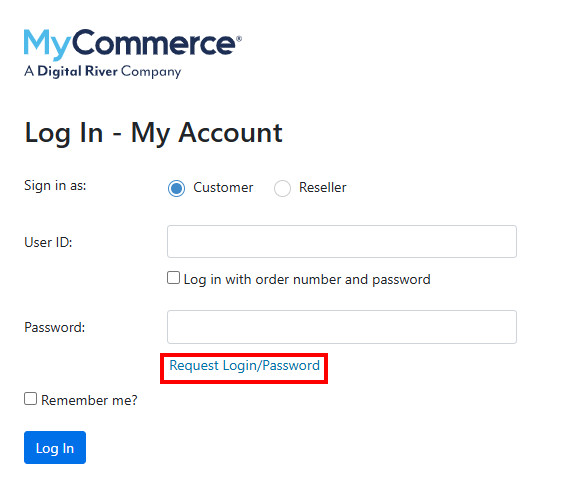 Mycommerce Email Enter