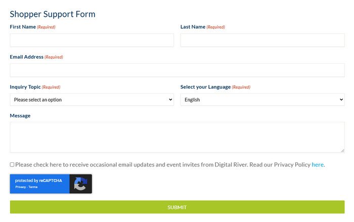 Mycommerce Form