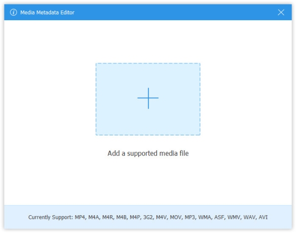 Add media to metedata editor