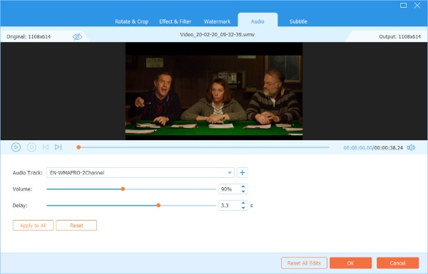 Video Converter Ultimate audio