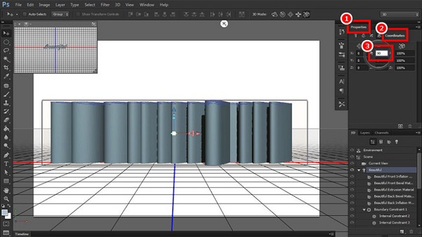 Properties Coordinates