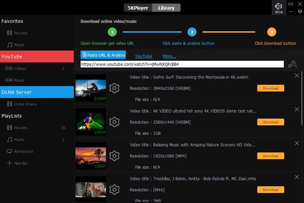 5k video vs 4k video downloader