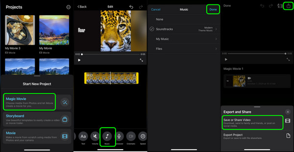 Add Music to Video iMovie