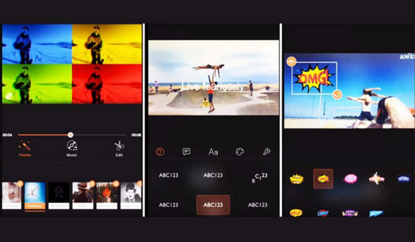 VivaVideo Interface