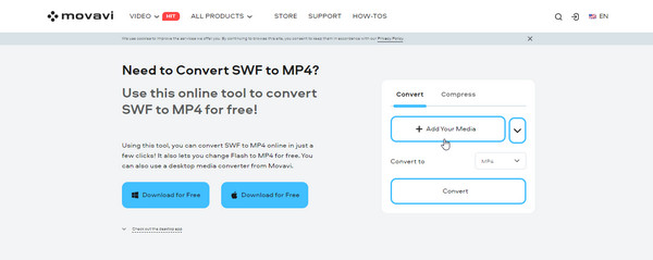 Movavi SWF to MP4 Converter