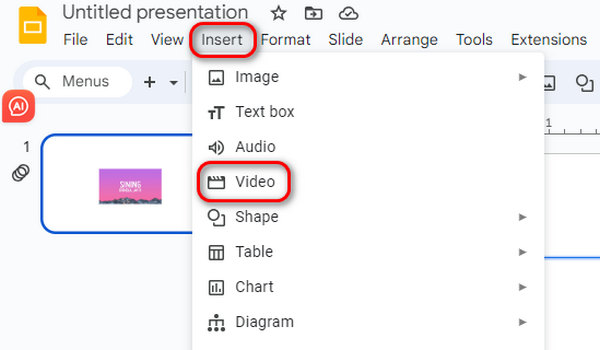 Upload Video In Google Slides