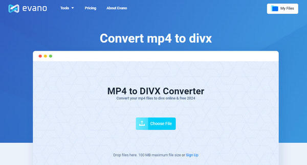 Evano MP4 to DIVX Converter