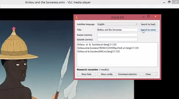 extract subtitles vlc player