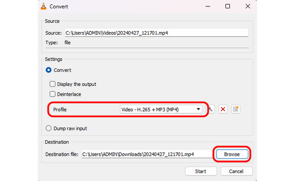 Profile Select File Format