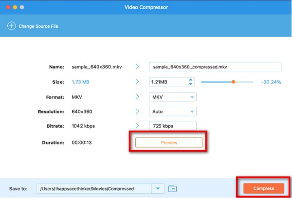 Quicktime video deals compressor