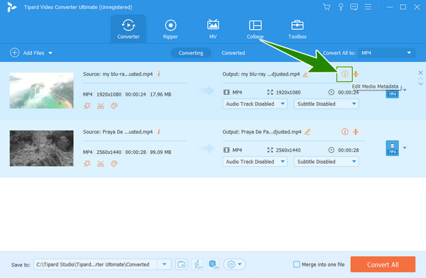 Tipard Access Metadata Editor