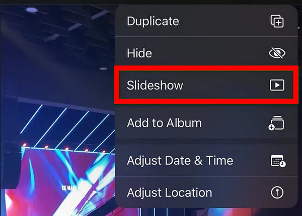 Slideshow Option