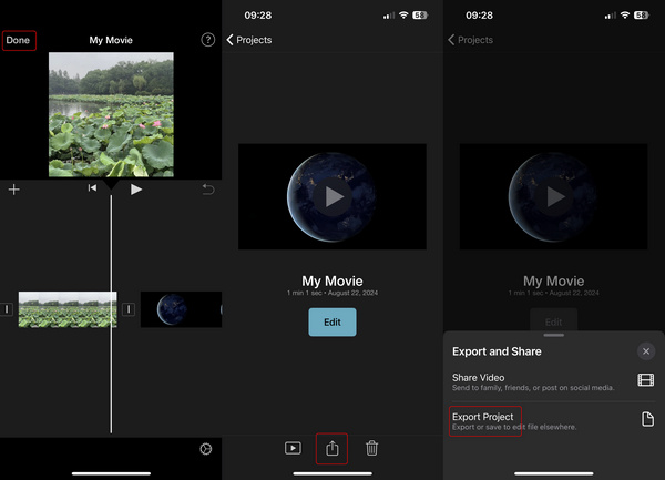 Merge iPhone Videos On Imovie