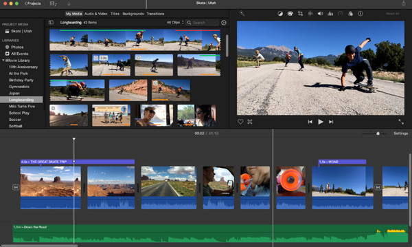 iMovie on Mac