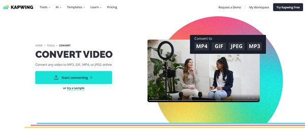 Convert Video With Kapwing
