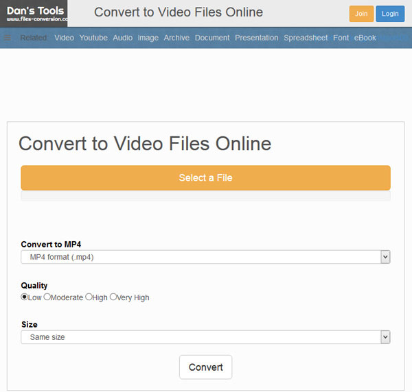 low quality to high quality video converter online