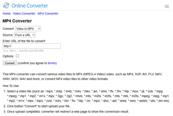 online file converter to mp4