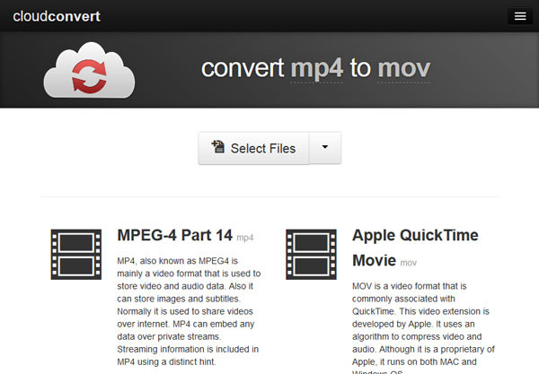 mp4 to mov converter windows 10