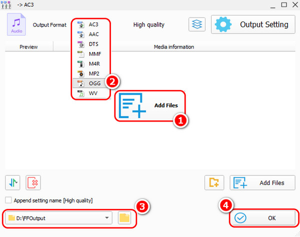 Format Factory Add MP4 File