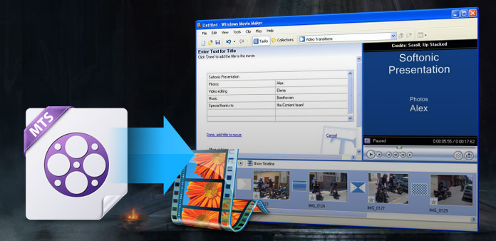 Import Canon Vixia MTS to Windows Movie Maker