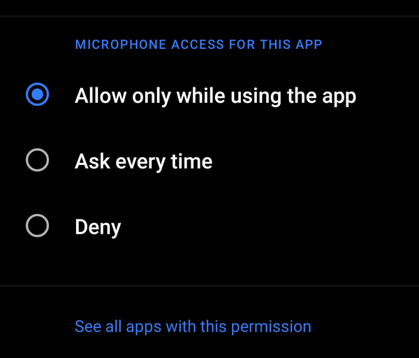 TikTok Microphone Access