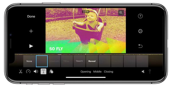 iMovie for iOS