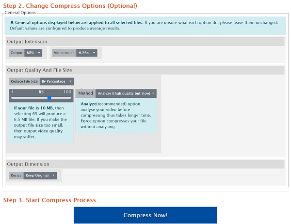 how to compress video files but keep quality