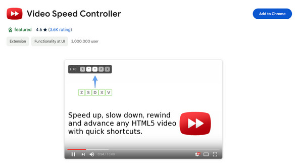 Video Speed Controller