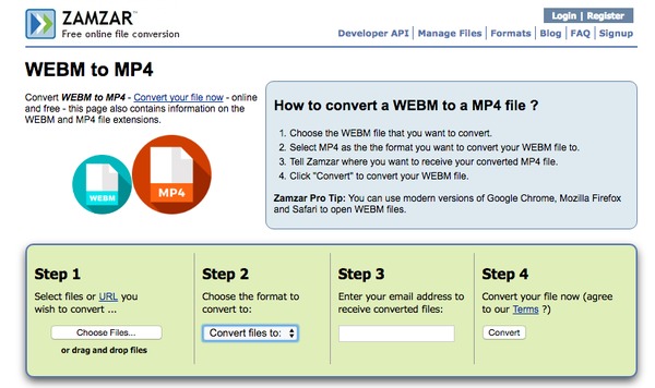 webm to mp4 converter online