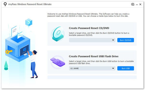 Power on Password Unlocker Interface